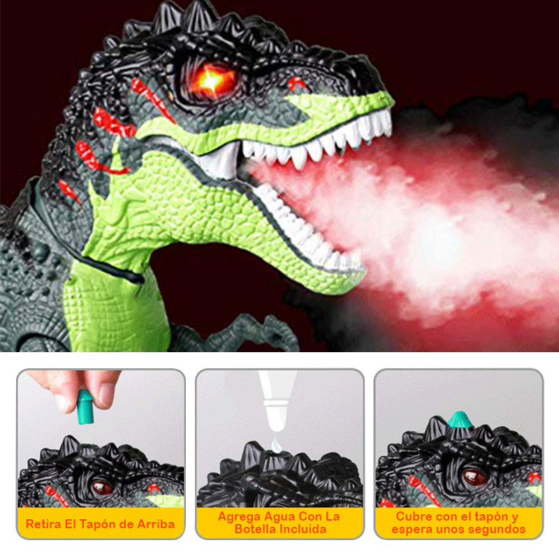 Dinosaurio Pone Huevos Vapor Luces 108